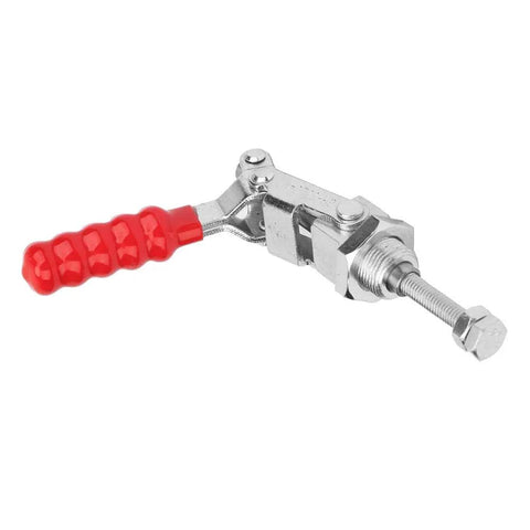 Push Pull Toggle Jig Handle For Quick Clamping And Stationary Jig Tool In Stainless Steel Heavy Duty Durable Elbow Clamp Boss Level Pro Grade Clamp Fixture For Metalworking Easy Install And Versatile Workshop Use, stainless steel toggle clamp handle with threaded bolt