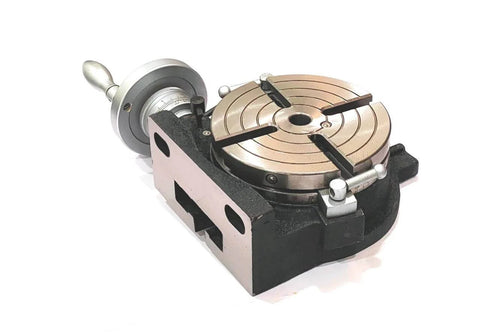 6 Inch Rotary Milling Table For Horizontal And Vertical Milling With 150 Mm Diameter MT 2 4 Slot Includes Indexing Plate Set