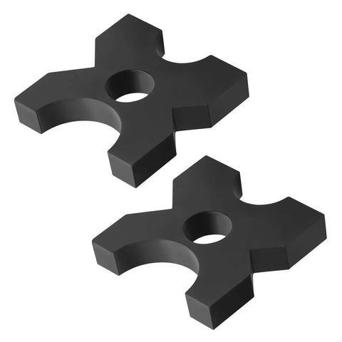 Bulletproof Two Pack Arbor Press Plate For Hydraulic Shop Press With One Inch Thickened H Frame And Four Notch Setup Compatible With Twenty And Thirty Two Ton Rigs Shop Ready Workhorse Accessory Kit Five By Five By One Inches