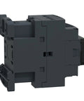 Side view of Beefy 120V AC Coil 3-Pole Non Reversing Contactor with 1 NO and 1 NC Auxiliary Contacts, for 3 HP motors, industrial use.