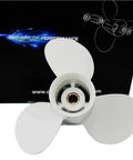 Outboard Propeller 9.875 X 11.25 Right Hand Rotation 3-Blade 10-Spline OEM Replacement Fits Yamaha on display box