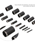 V Shape Punch Set For Leather Belt Perforation Stainless Steel Tail Cutter With Round Holes For DIY Projects Pro Grade Craft Tool