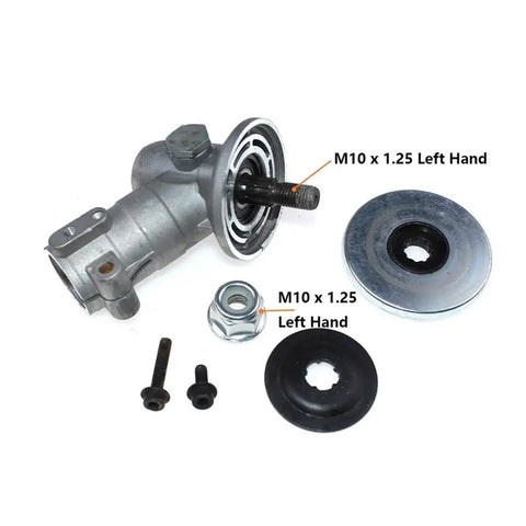 Beefed Up Gear Box Replacement For BCZ260S TRZ230S EXZ2401S BC T3195 31001 with components including M10 x 1.25 left hand parts