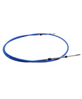 8Ft Universal Marine Throttle And Shift Control Cable 33C For Outboard Motors Blue Part Number ABA Cable 8 Gy 220416618 coiled on white