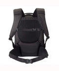 Back view of Urban Style Dope 17 Inch DSLR Laptop Backpack With Dedicated Camera Gear Compartments Fits Pro DSLR And Mirrorless Cameras Lenses Flashes Tripod And 17 Inch Laptop All Weather Cover, showing ergonomic straps and padding.