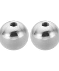 M5x20mm Ball Nuts Knob Set, 2 Pcs Stainless Steel 304 Round Blind Hole Screw Cap Covers, smooth silver finish
