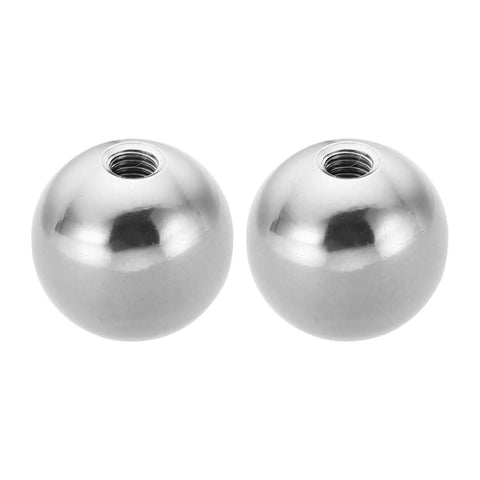 M5x20mm Ball Nuts Knob Set, 2 Pcs Stainless Steel 304 Round Blind Hole Screw Cap Covers, smooth silver finish