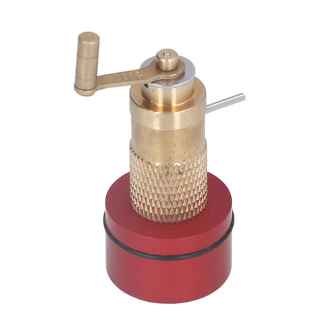 Mainspring Winder For Watches, Pro Grade Brass Watch Winding Tool With Ergonomic Non Slip Handle, side view