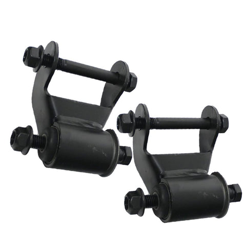 Pair Rear Leaf Spring Shackle Repair Kit For GMC Trucks Fits K2500 P1500 P3500 LH RH Shackle Brackets Bolts Nuts