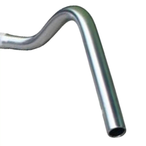 Flat Bar Handlebar 25.4mm Clamp for Road Cycling Replacement, 56cm Aluminum Alloy Lightweight and Strong, close-up