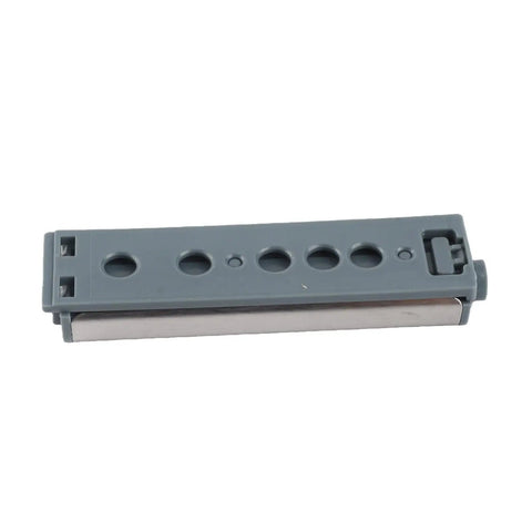 Gray and stainless steel 10 Pack Magnetic Push Open Latches For Cabinets And Drawers, Stainless Steel Recessed Hardware, Rustproof Push Release Latch