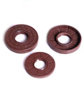 Fluoro Rubber Oil Seal Kit With O Rings And Gaskets Heavy Duty Transmission Seals High Temperature Resistant From Minus 20C To 240C Corrosion Proof Ring Set For DIY Repairs And Maintenance brown FKM oil seals