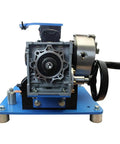 Top Rated Welding Rotary Positioner An Eight Inch Chuck Turntable, featuring a close-up view of the precision motor and control handles.