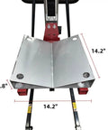 Heavy Duty Powered V Block Work Positioner Truck Smooth Operator Rig With Remote Control steel V block dimensions 14.2 x 14.2 x 2.8 inches