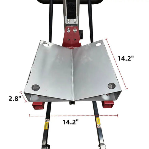 Heavy Duty Powered V Block Work Positioner Truck Smooth Operator Rig With Remote Control steel V block dimensions 14.2 x 14.2 x 2.8 inches