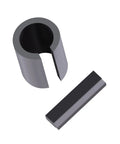 Heavy Duty Shaft Adapter From 1 Inch Straight Shaft To 1-7/16 Inch, Fits Gas Engine Pulleys, Includes 1/4 To 3/8 Inch Key, 2 Inch Long, Black, Sleeve Attachment For Easy Pulley Conversion shown with key