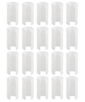 U Shaped Chair Glides For 19 To 22 mm Tubular Chairs Anti Slip Floor Protectors arranged in rows