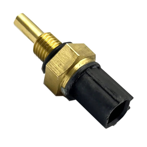 FainWan engine coolant temperature sensor with brass threaded body and black plastic connector
