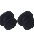 Rack Ready One Pair 1/4 Inch NAB Hub Adapters for Reel to Reel Tape Recorders black rubber design for smooth playback