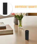 10 Pack Black Kraft Paper Mailing Tubes With Lids 20ml Food Safe Round Cardboard Cylinders on minimalist table