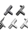 200 Pcs Heavy Duty Zinc Alloy Shelf Pegs For Kitchen Cabinets, Wood Shelves And Wardrobes, smooth finish, various angles