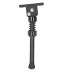 Durable Aluminum Electric Scooter Kickstand Stand Holder Parking Support Easy Install For Daily Parking And Storage Fits Most Electric Scooters Stable Ground Grip Replacement Part, black aluminum