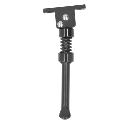 Durable Aluminum Electric Scooter Kickstand Stand Holder Parking Support Easy Install For Daily Parking And Storage Fits Most Electric Scooters Stable Ground Grip Replacement Part, black aluminum