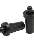 Heavy Duty Cabinet Door Repair Pins and Damper Replacement Pins, black plastic pivot pins for cabinet doors, 25 x 7.7 mm.