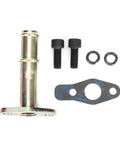 Upgrade Your Boost Setup With This Rock Solid Aluminum Turbo Oil Drain Flange Pipe For Gt25 Gt28 Ball Bearing Engines Featuring M8 Bolts Plus Gasket And Washer For A Seamless Leak Free Performance That Keeps Your Ride Running Smooth As Butter Under Heavy kit with flange pipe, bolts, gasket, and washers