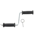 Pro Grade 16mm Steel Drain Snake Auger Cable handle with rubber grips for easy use in pipe cleaning tasks.