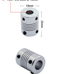 Flexible Aluminum Shaft Couplers For Stepper Motors 8Mm To 10Mm Bore DIY Friendly For CNC And 3D Printer Encoder Joint Set Of 4 19Mm