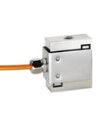 Tiny But Mighty 3kg S Type Load Cell For Tension And Compression Micro Weighing Sensor High Precision Mini Sensor For Industrial Weighing Built From Durable 42CrMo Alloy Steel, side view with cable