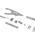 Kick Your Hot Rod Build Up For Real With This CNC Machined 6061-T6 Aluminum Billet Power Steering Bracket Kit Designed for Ford SBF Engines Like The Classic 289, 302 Or 351W To Hold A Saginaw Pump In Place, bracket kit with hardware
