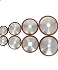 Diamond Grinding Wheel Cutting Disc With Resin Bond, 75mm To 150mm Sizes, 150 Grit For Grinder, top view of discs