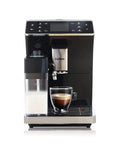 Top Shelf Fully Automatic Espresso Coffee Maker With Integrated Milk Frother Precision Bean Grinder And One Touch Operation For No Sweat Slick Daily Brewing At Home with milk frother and espresso.
