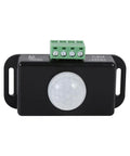 Motion Sensor Light Switch For Indoor Use Auto On Off DC 12V 24V Motion Activated Controller For LED Light Strips Smooth Flicker Free Output Infrared Detection black sensor module with screw terminals