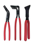 Folding Pliers Set For Sheet Metal Bending And Straightening Three Piece Nonslip Handle Pliers For Roofers 45 90 180 Degree Bend Angles