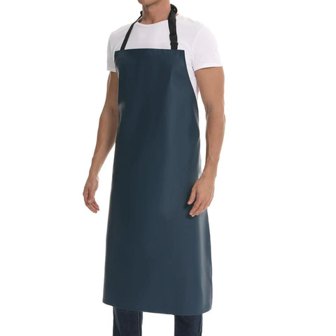 Heavy Duty Waterproof Kitchen Apron Built Different To Handle Grease And Hot Liquids In Style Adjustable Neck Strap With Secure Waist Tie For Serious Chefs And Butchers Seeking Full Torso Coverage