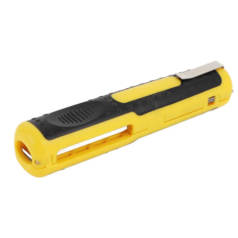ZPSHYD Automatic Pen Type Wire Stripper Pliers with yellow and black ergonomic handle for easy stripping and cutting.