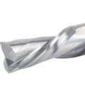 Close-up view of Top Shelf Killer 2 Pack Downcut Spiral Router Bits 1/2 Inch Shank Solid Carbide Woodworking Tool Set.