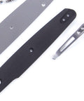 M63 DIY Folding Knife Kit With Dual Bearing Flipper Parts Kit Black G10 Handle Scales Gift Box Included USA Design exposed parts
