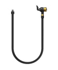 Universal Tire Inflator Extension Hose And Dual Valve Adapter For Schrader And Presta Valves Built Different, 19.69-inch, heavy duty rubber hose.