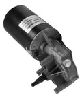24V DC Worm Gear Motor 52 RPM Reversible Beefy High Torque Electric Gearbox Reduction With Left Threaded Shaft GW70105