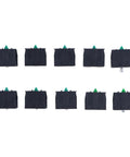 10 Pack Heavy Duty Contact Block And Momentary Push Button Switch Zb2 Be101 clearly displayed in a line for easy viewing.