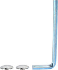 Top Shelf Heavy Duty Frameless Glass Door Hinges Constructed From Premium Corrosion Resistant 304 Stainless Steel, includes tools and mounts.