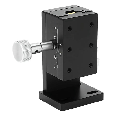 Z Axis Linear Stage With Manual Twist Fine Tune Adjustment, Aluminum Alloy Sliding Table For Precise Machine Positioning SPZ40-60