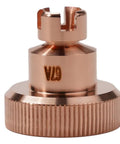 Five Pack KP2845-2 Plasma Shield Cups for Tomahawk 1538 and LC105 Torches, 70A copper shield cup