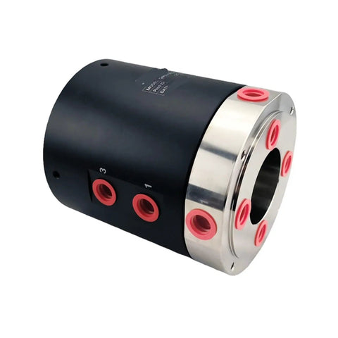 Built Like A Tank G3/8 Terminal Gas Electric Liquefied Slip Ring Rotary Joint With Knockout Seal for heavy machinery operations.