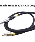 4.6ft air hose and 1/4" air coupler for Precision Pneumatic Engraving Pen And Air Scribe Tool for metal ceramic glass etching.