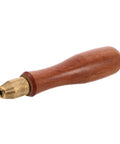 Ditch That Wobbly Grip With This Premium Wood File Handle And Brass Collet Set for needle file swaps, ergonomic and secure.